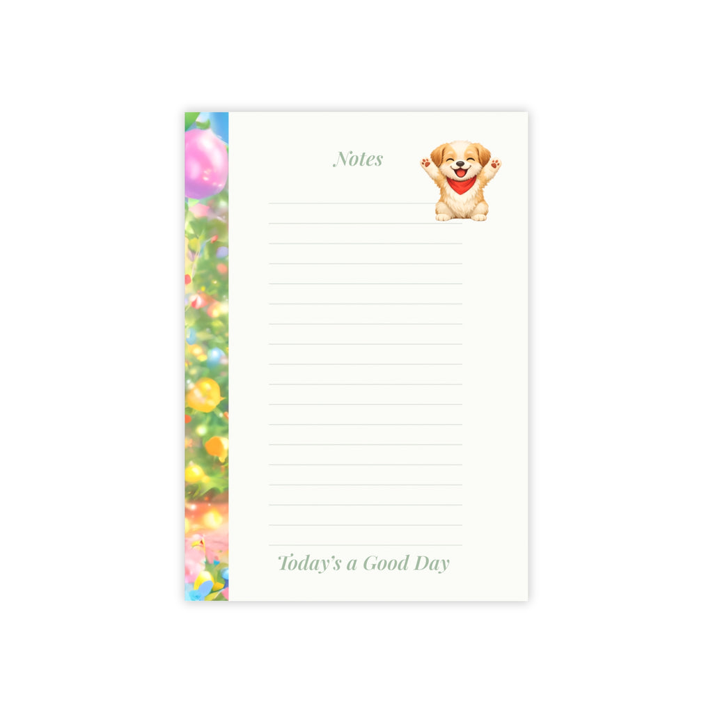 Notepad - Puppy Notes — Lined "Today's a Good Day." Post-It Style Note Pad
