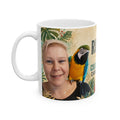 Personalized Photo Mug — "A Colorful Character" Custom Name Coffee Cup (11oz/15oz)