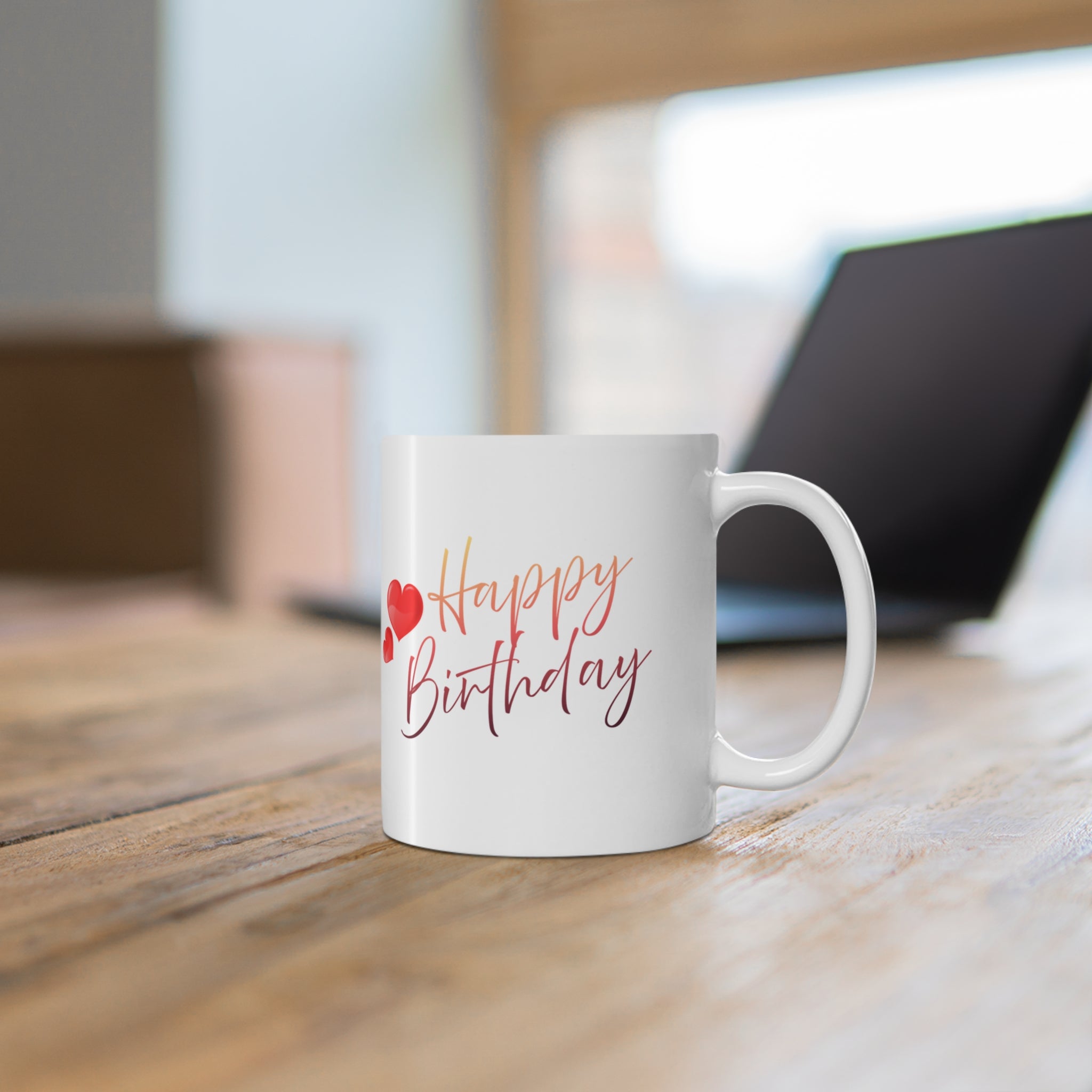 Cute Puppy Heart Mug – Birthday Coffee Cup for Dog Lovers