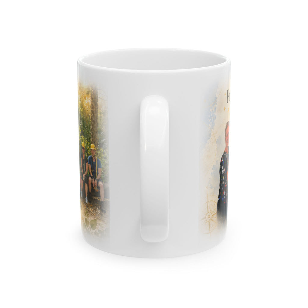 Personalized Photo Memorial Mug — Custom Family Tribute Ceramic Coffee Cup (11oz/15oz)