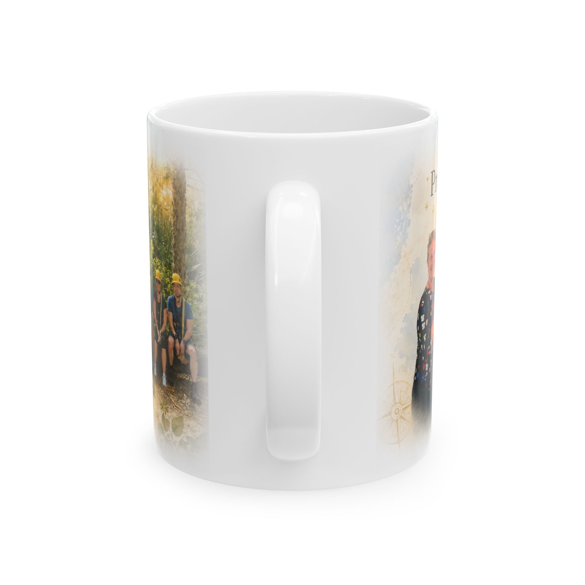 Personalized Photo Memorial Mug — Custom Family Tribute Ceramic Coffee Cup (11oz/15oz)