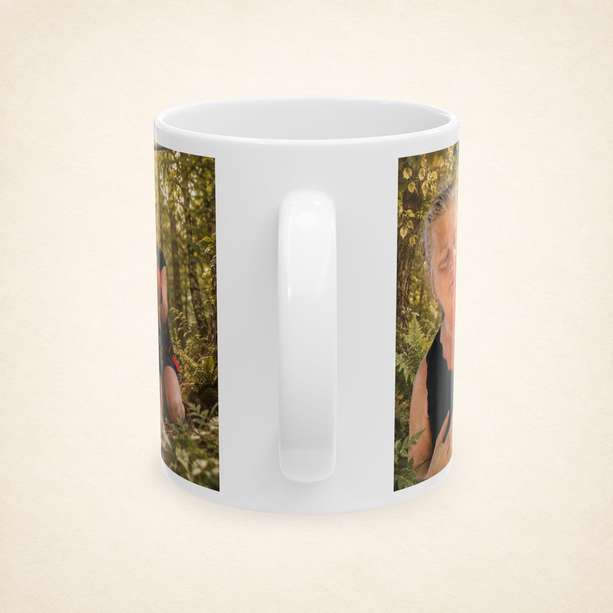 Personalized Dog Lover Photo Mug — “Questionable Adventures”