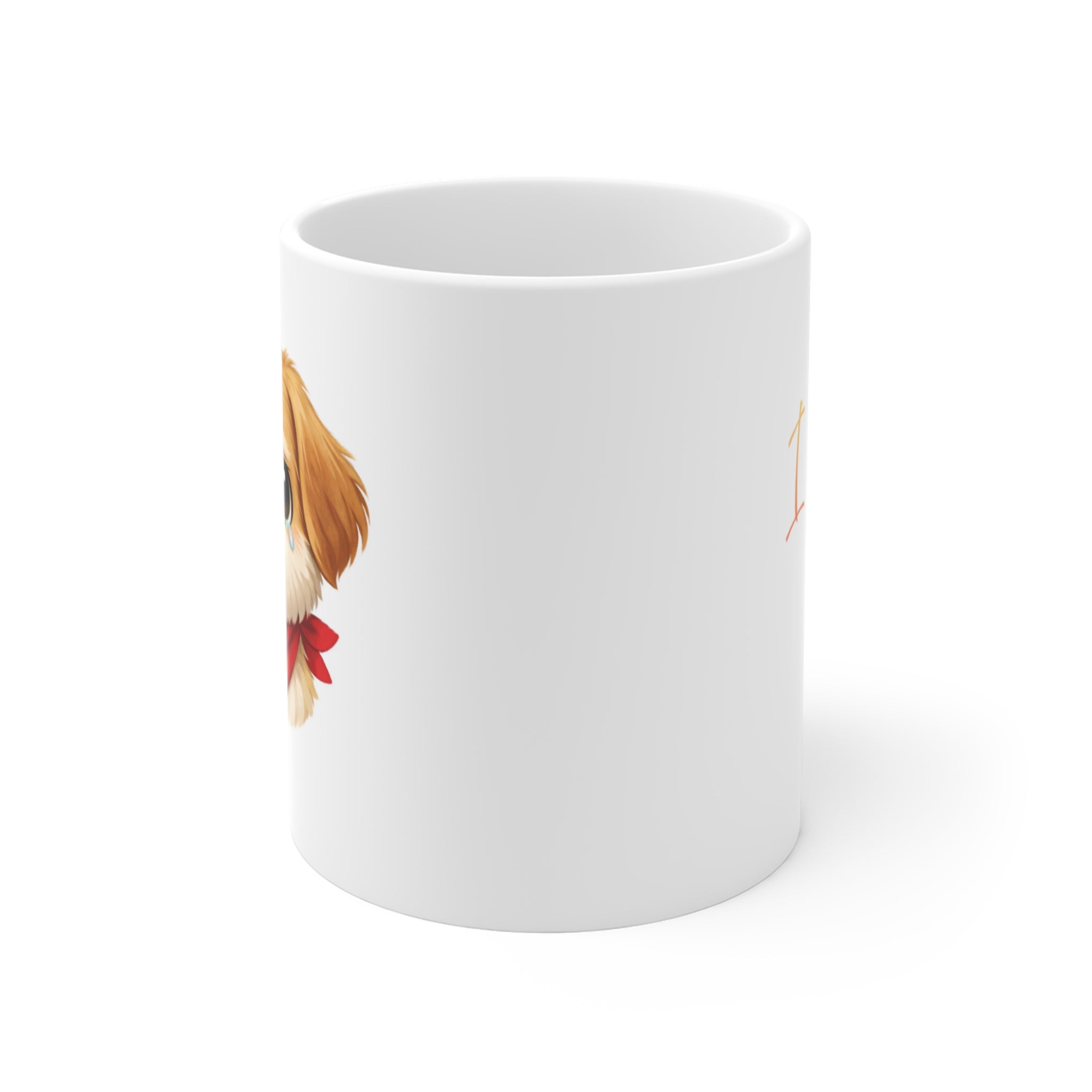 Sad Puppy Coffee Mug – Cute Tearful Dog 11oz Gift for Dog Lovers