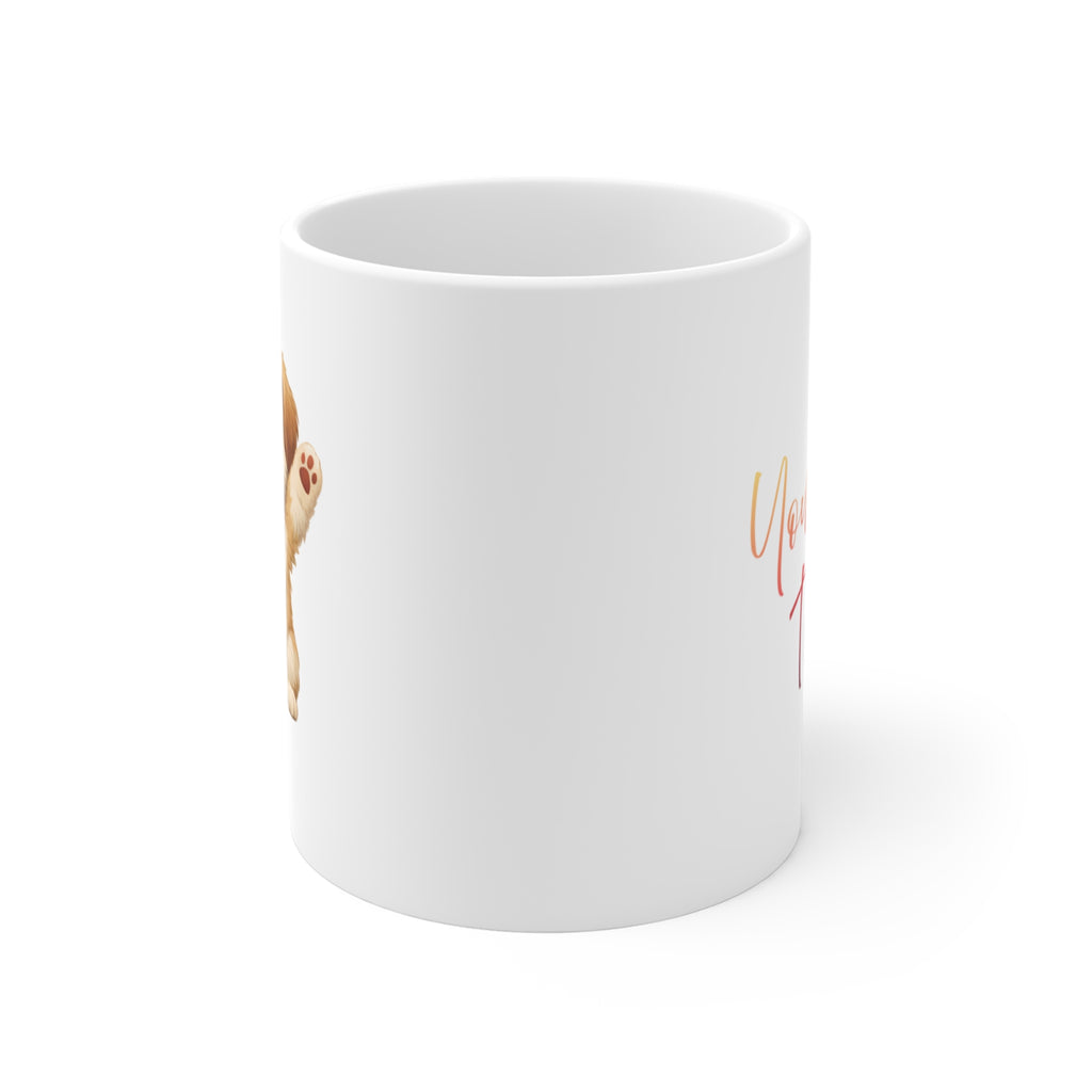 Cute Puppy Mug  11oz  — "You've Got This!" Coffee Cup - Cheering Dog