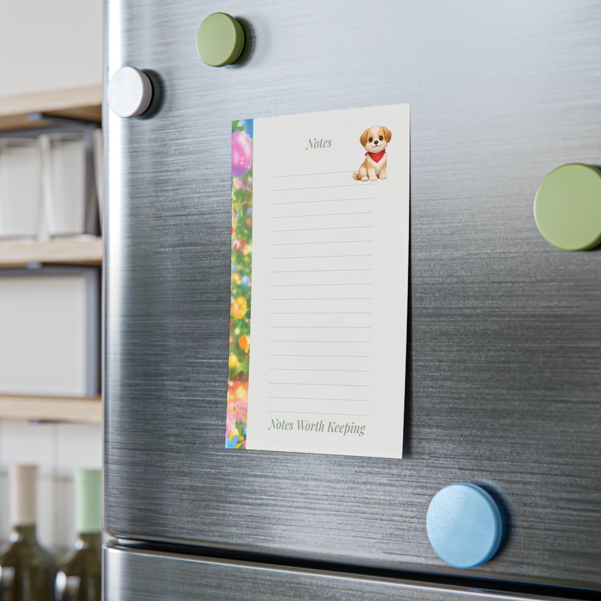 Notepad - Puppy Notes — Lined "Notes Worth Keeping." Post-It Style Note Pad