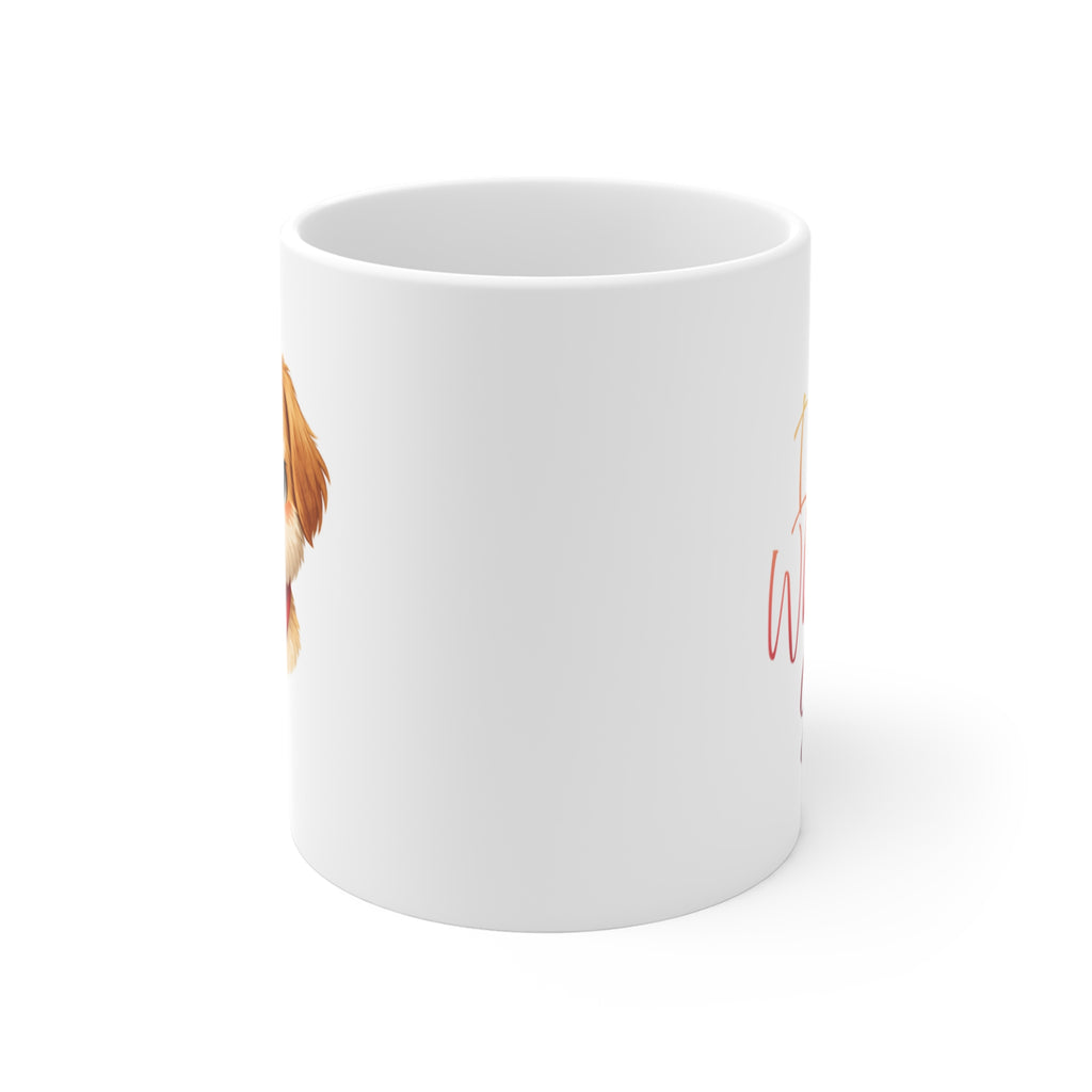 Cute Puppy Coffee Mug —  Grumpy Dog 11oz Gift