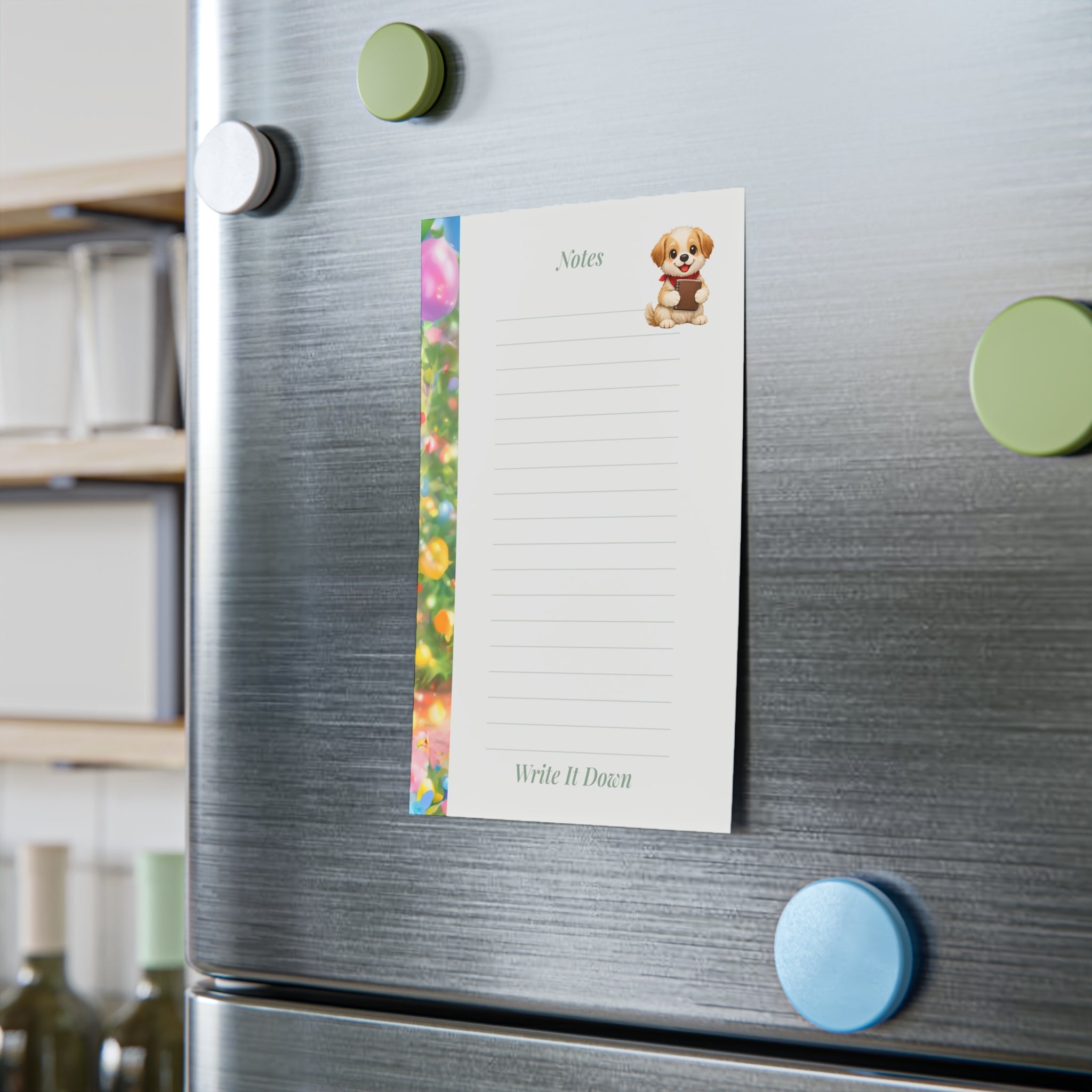 Notepad - Puppy Notes  – Lined "Write It Down" Post-It Style Note Pad