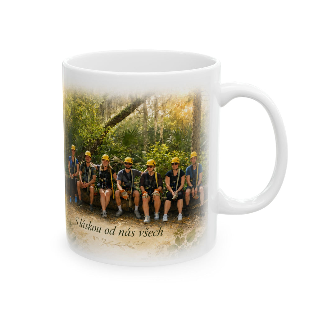 Personalized Photo Memorial Mug — Custom Family Tribute Ceramic Coffee Cup (11oz/15oz)