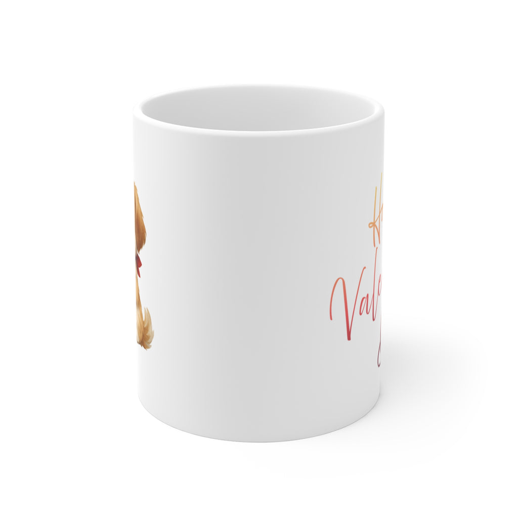 Cute Puppy Heart Mug — Valentine’s Day Coffee Cup for Dog Lovers